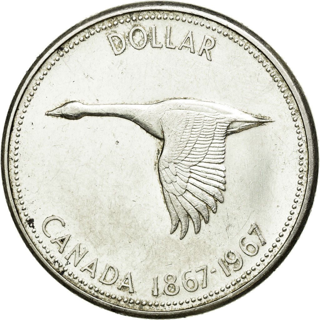 Coin, Canada, Elizabeth II, Dollar, 1967, Royal Canadian Mint, Ottawa