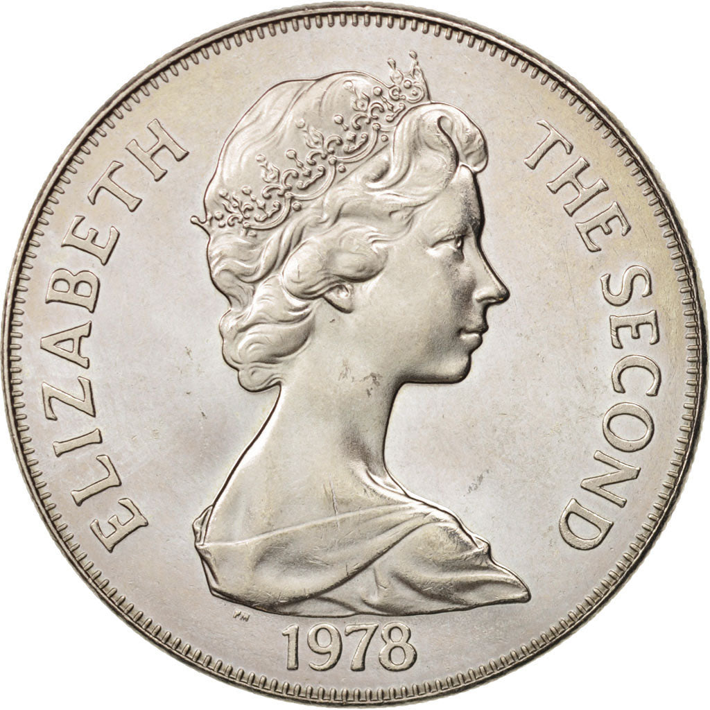 Saint Helena, Elizabeth II, 25 Pence, Crown, 1978, Pobjoy Mint, MS(60-62), KM 7