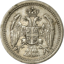 Coin, Serbia, Milan I, 10 Para, 1912, EF(40-45), Copper-nickel, KM:19