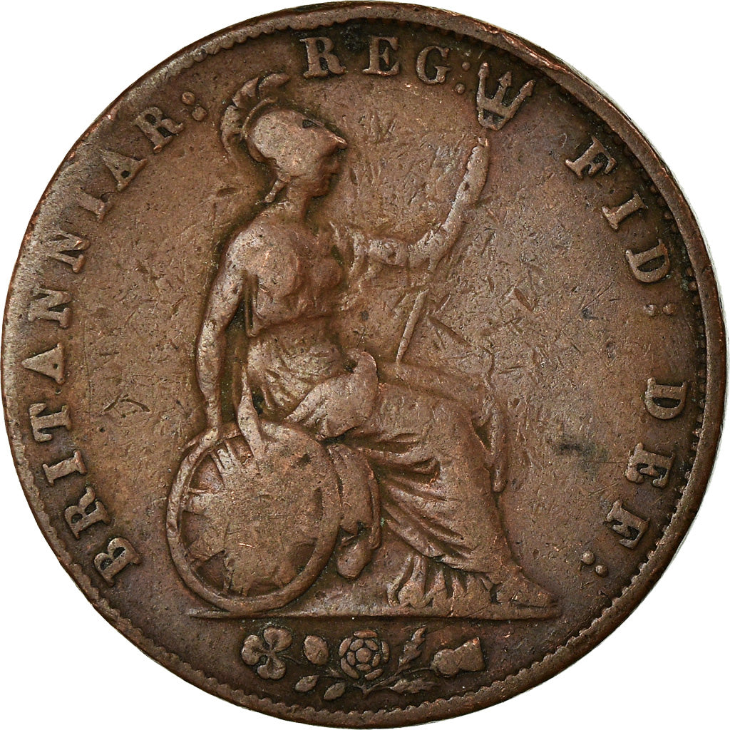 Coin, Great Britain, Victoria, Penny, 1841, VF(20-25), Copper, KM:739