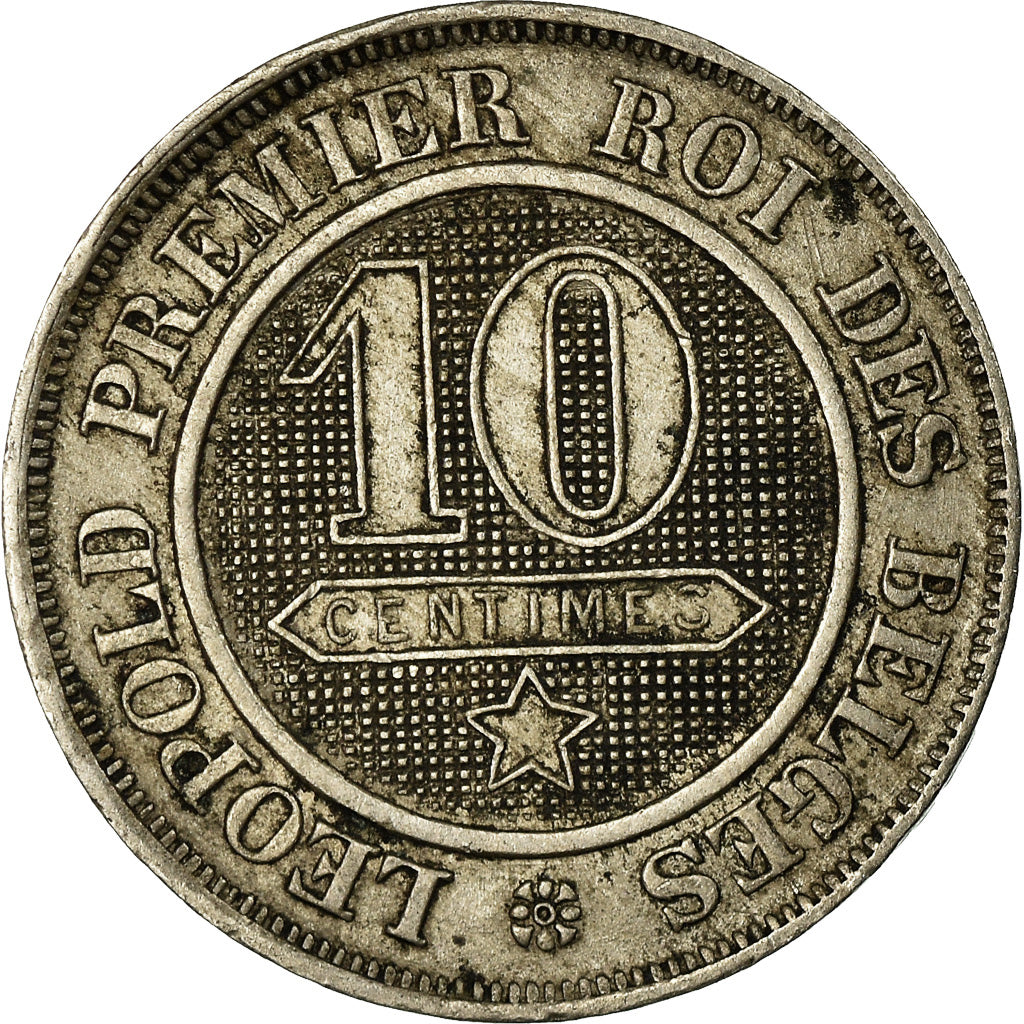 Coin, Belgium, Leopold I, 10 Centimes, 1864, VF(30-35), Copper-nickel, KM:22