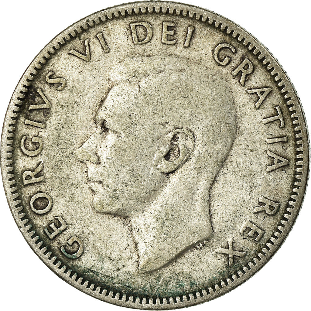 Coin, Canada, George VI, 25 Cents, 1951, Royal Canadian Mint, Ottawa, VF(30-35)