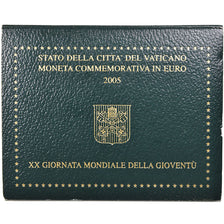 Vatican, 2 Euro, 2005, 20ème journée mondiale de la Jeunesse, FDC, Bi-Metallic