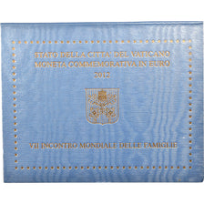 Vatican, 2 Euro, 2012, 7ème rencontre mondiale de la Famille, MS(65-70)