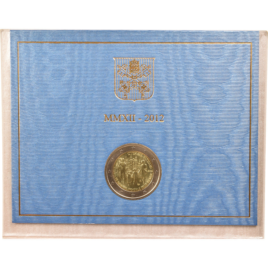 Vatican, 2 Euro, 2012, 7ème rencontre mondiale de la Famille, MS(65-70)