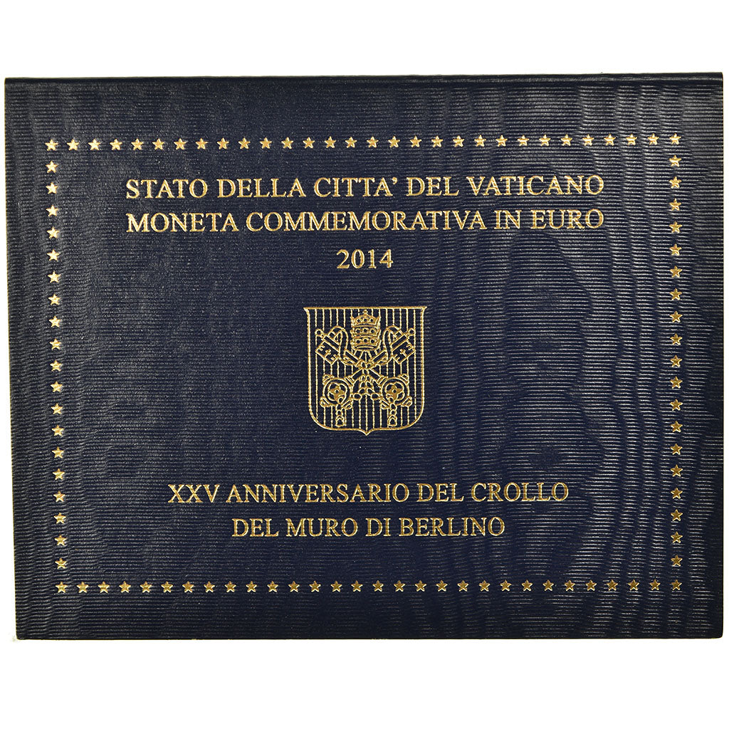 Vaticano, 2 Euro, Chute du Mur de Berlin, 2014, FDC, N.C.