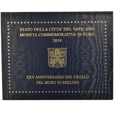 Vaticano, 2 Euro, Chute du Mur de Berlin, 2014, FDC, N.C.