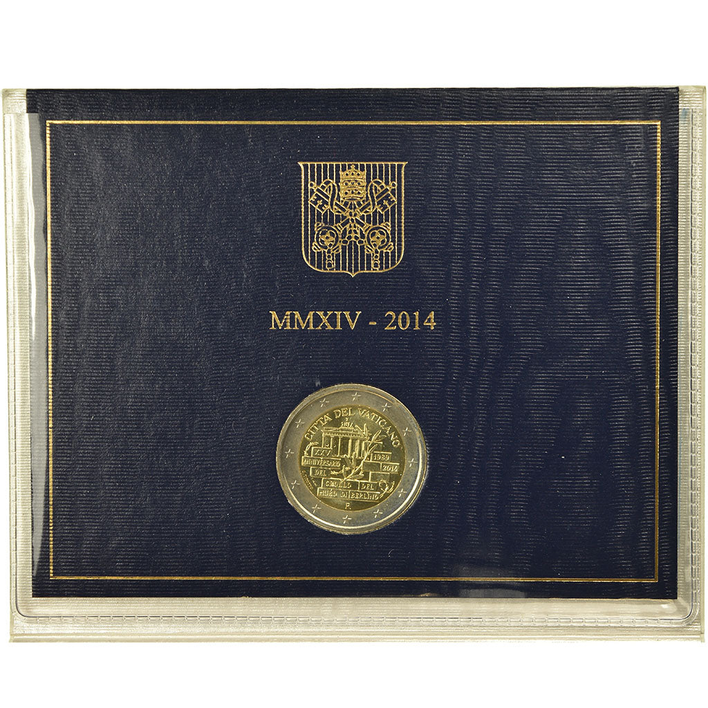 Vaticano, 2 Euro, Chute du Mur de Berlin, 2014, FDC, N.C.