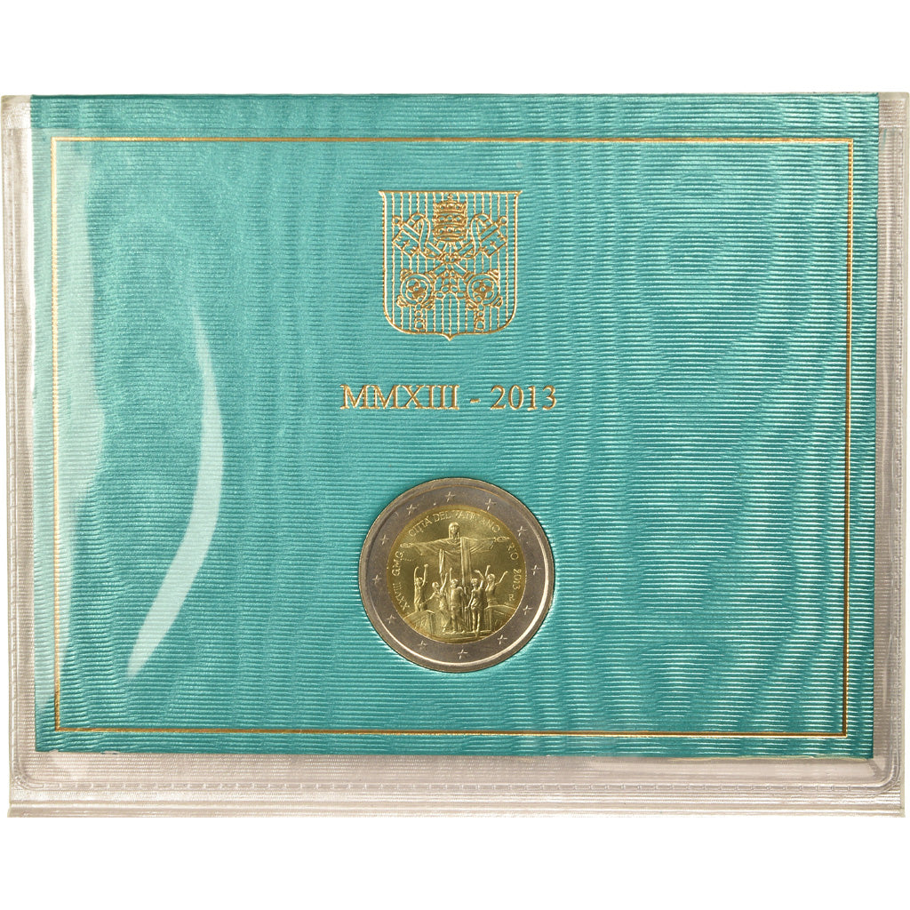 Vatikan, 2 Euro, 2013, 28ème journée mondiale de la Jeunesse, STGL, KM:446