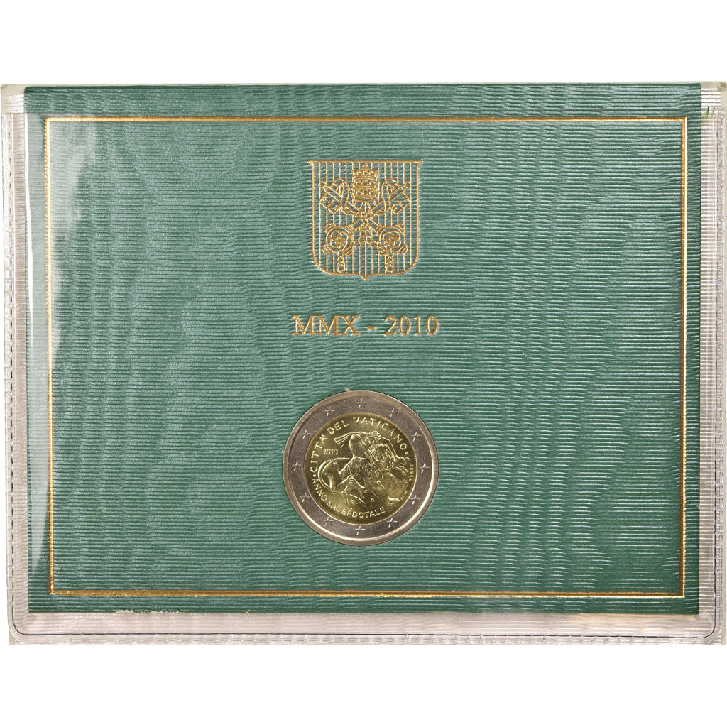 Vatikan, 2 Euro, 2010, Année sacerdotale, STGL, Bi-Metallic