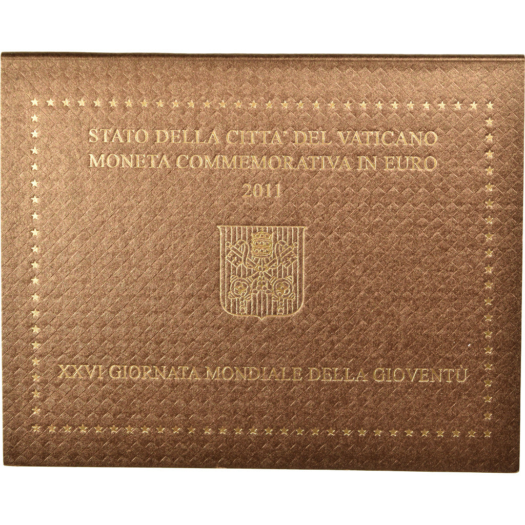 Vatikan, 2 Euro, 2011, 26ème journée mondiale de la jeunesse, STGL, KM:446