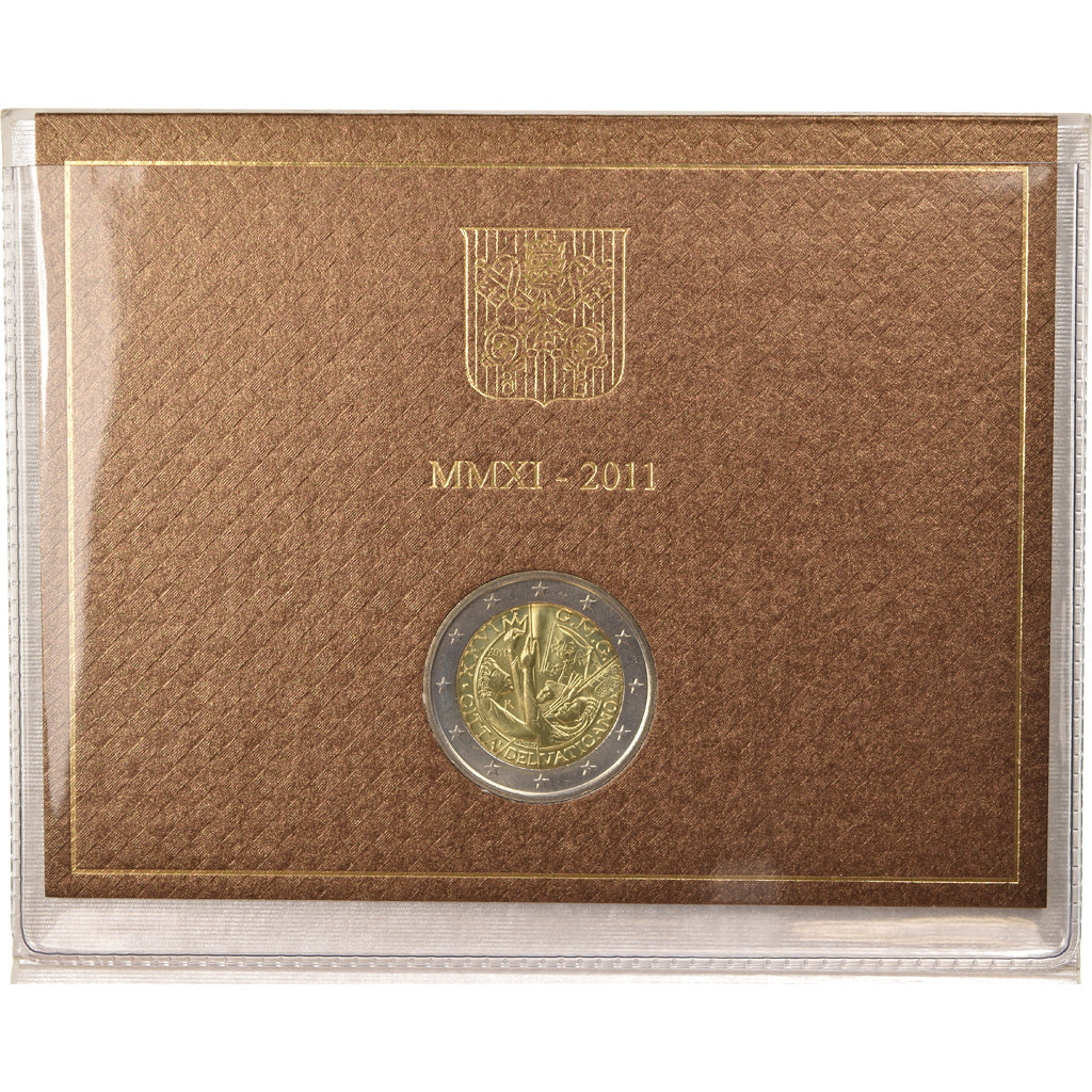 Vatikan, 2 Euro, 2011, 26ème journée mondiale de la jeunesse, STGL, KM:446