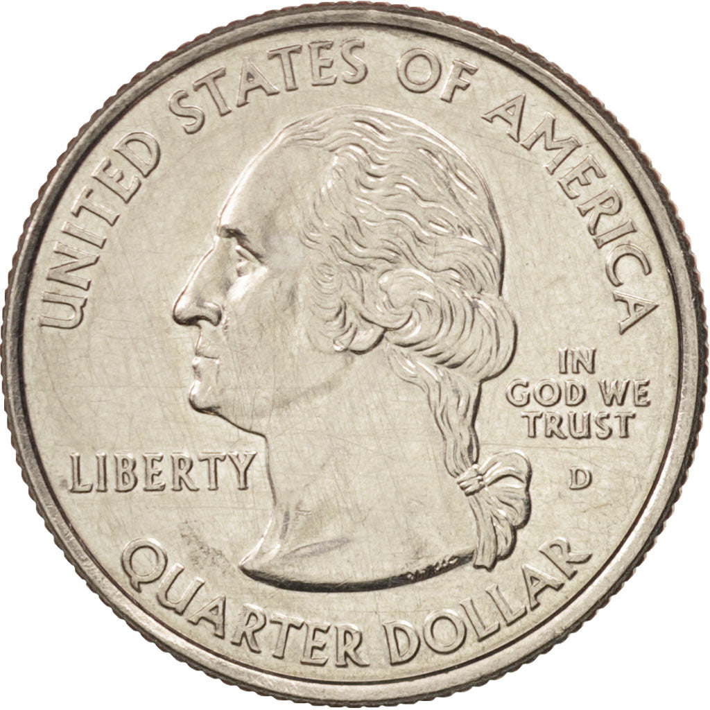 United States, Quarter, 2007, U.S. Mint, Denver, AU (55-58), KM 400