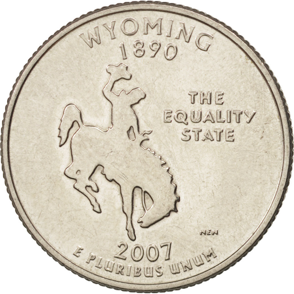 United States, Quarter, 2007, U.S. Mint, Denver, AU (55-58), KM 400