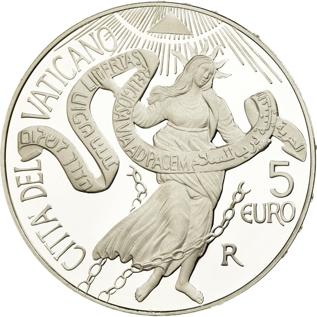 Moneta, Vaticano, Journée mondiale de la Paix, 5 Euro, 2011, Roma, Proof, FDC