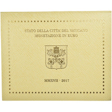 Vatican, 1 Cent to 2 Euro, Le Pape François, 2017, MS(65-70)