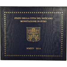 Vaticano, 1 Cent to 2 Euro, 2014, MS(65-70), N/D