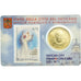 VATICAN CITY, 50 Euro Cent, 2011, Stamp and coin card, MS(65-70), Brass