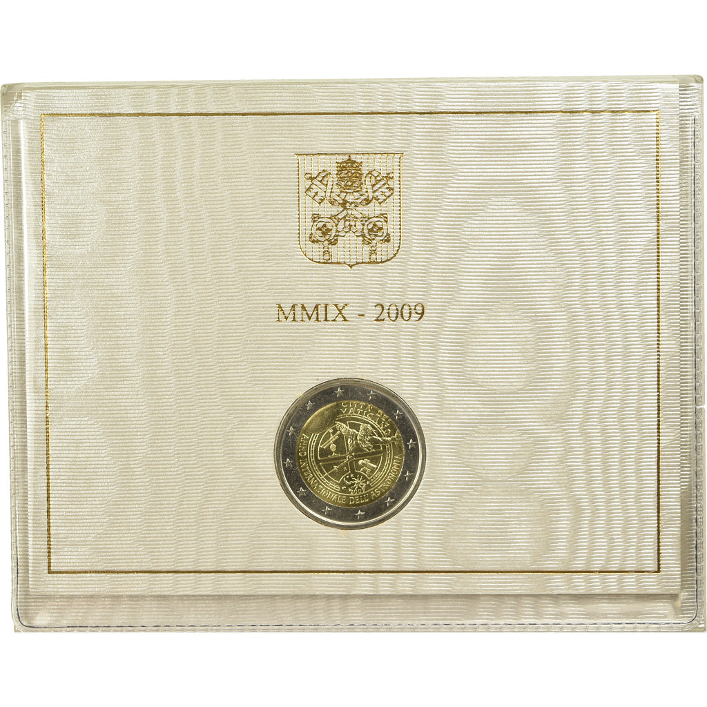 Vatikan, 2 Euro, 2009, Année internationale de l'Astronomie, STGL