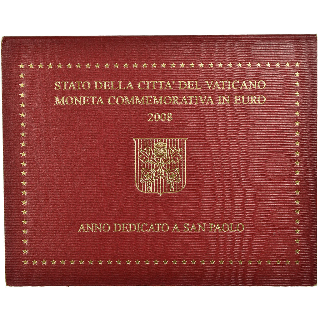 Vatican, 2 Euro, Année de Saint Paul, 2008, MS(65-70), Bi-Metallic