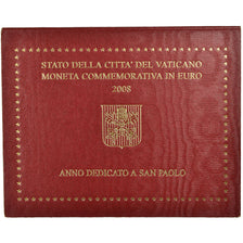 Vatican, 2 Euro, Année de Saint Paul, 2008, MS(65-70), Bi-Metallic