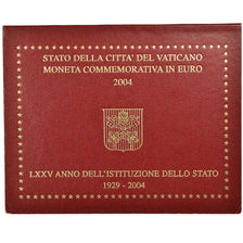 Vatican, 2 Euro, 2004, 75 ème anniversaire de la Fondation de l'Etat du