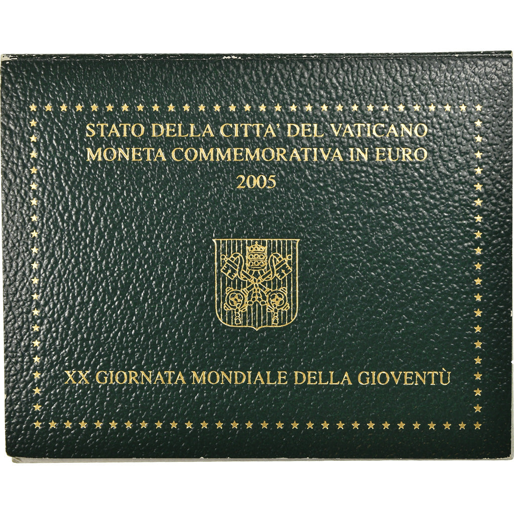 Vatican, 2 Euro, 20ème journée mondiale de la Jeunesse, 2005, FDC, Bi-Metallic