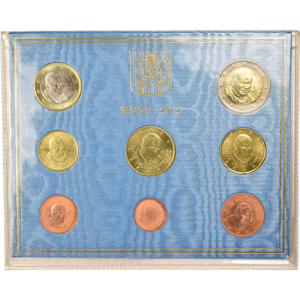 Vatikan, 1 Cent to 2 Euro, Benoit XVI, 2012, STGL