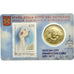 VATICAN CITY, 50 Euro Cent, 2011, Stamp and coin card, MS(65-70), Brass