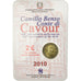 Itália, 2 Euro, Camillo Benso Count of Cavour, 2010, MS(65-70), Bimetálico
