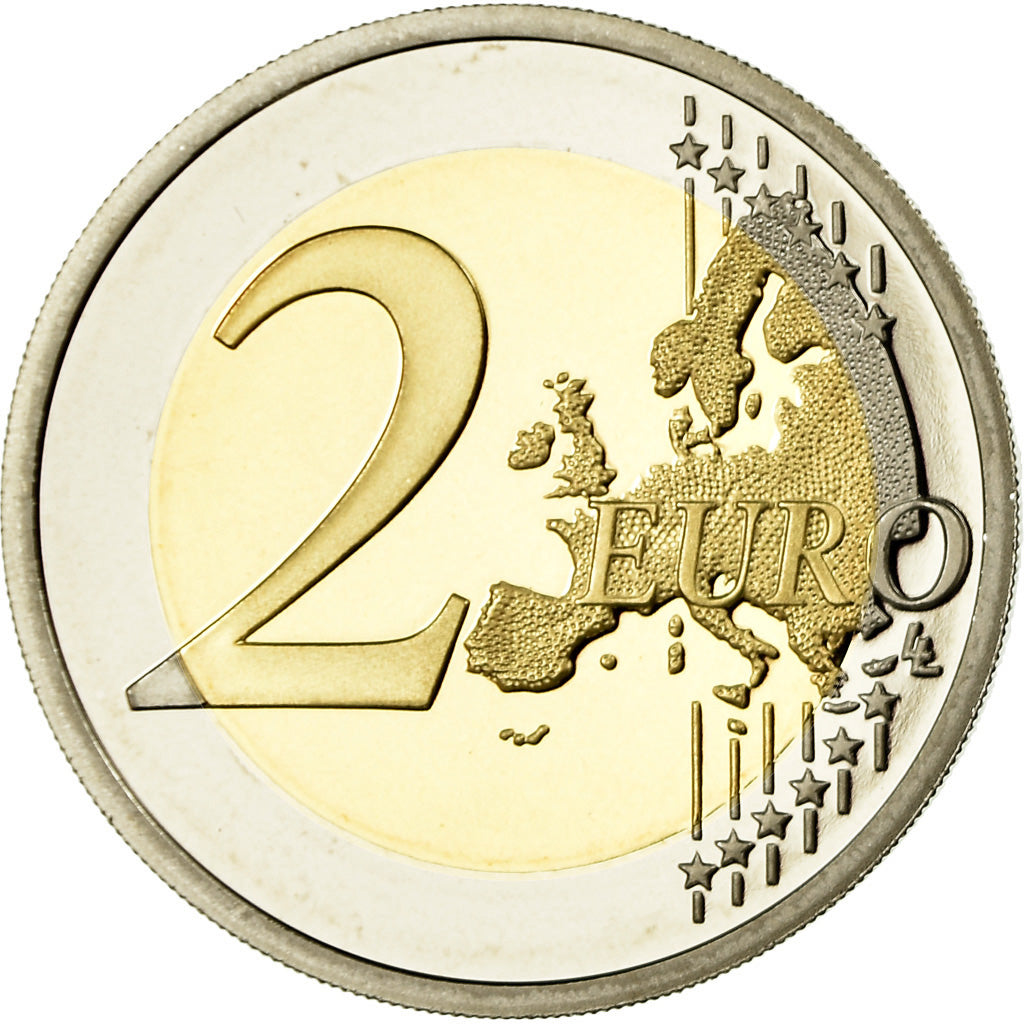 Francia, 2 Euro, Présidence Française Union Européenne, 2008, BE, FDC