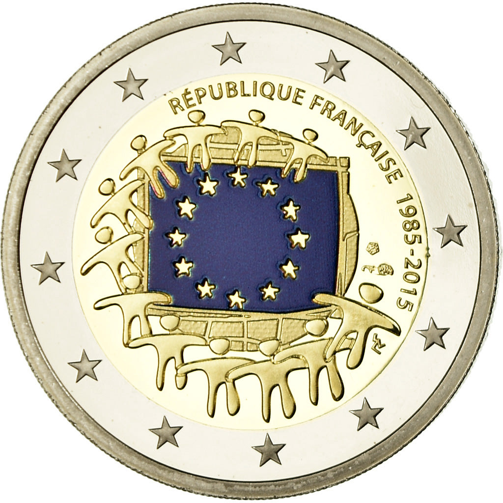 France, 2 Euro, Présidence Française Union Européenne, 2008, BE, FDC
