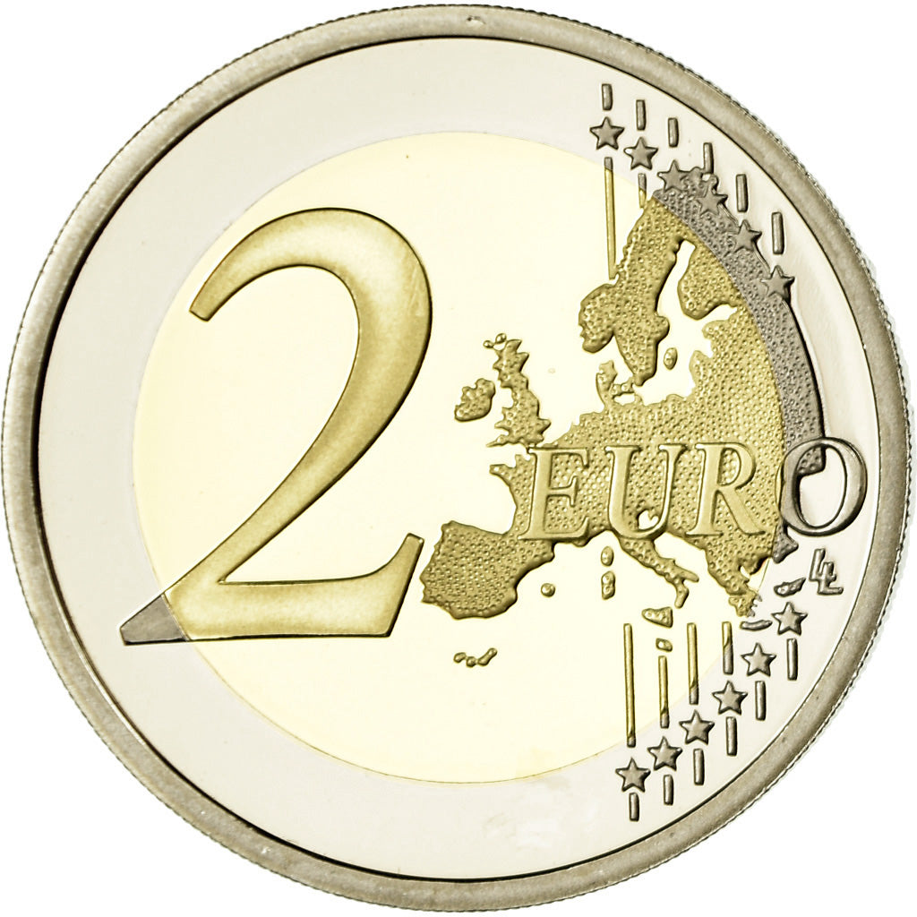 France, 2 Euro, Présidence Française Union Européenne, 2008, BE, FDC