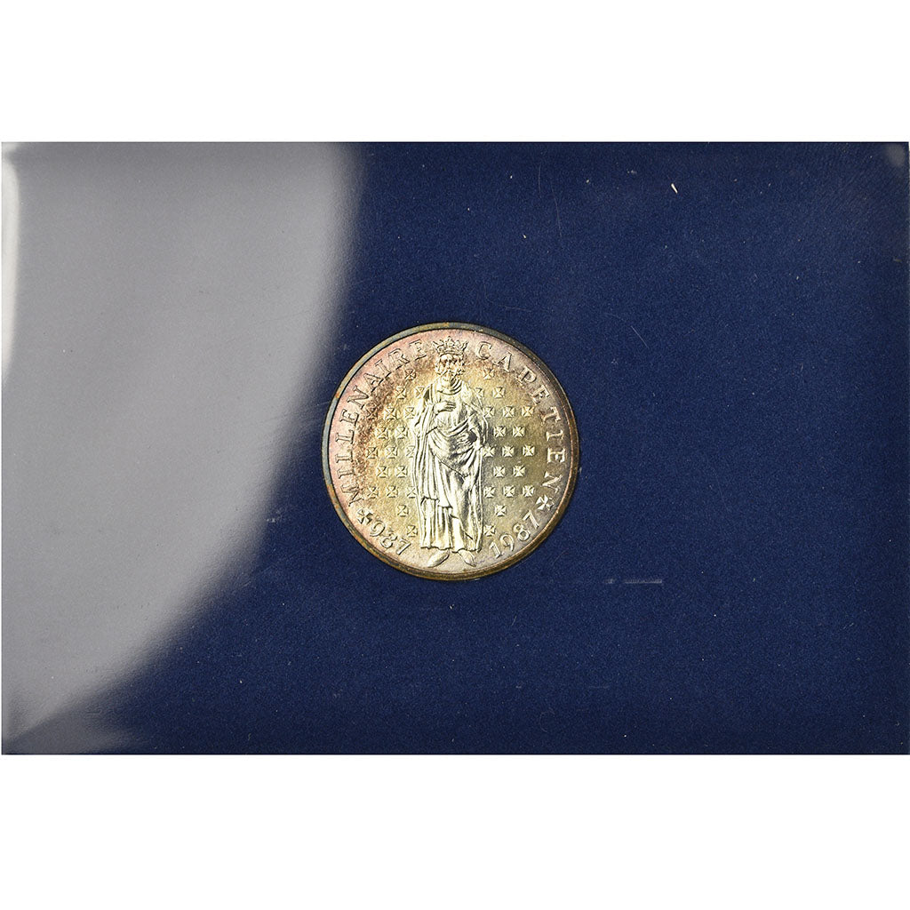 Coin, France, Hugues Capet, 10 Francs, 1987, Paris, BU, MS(65-70), Silver
