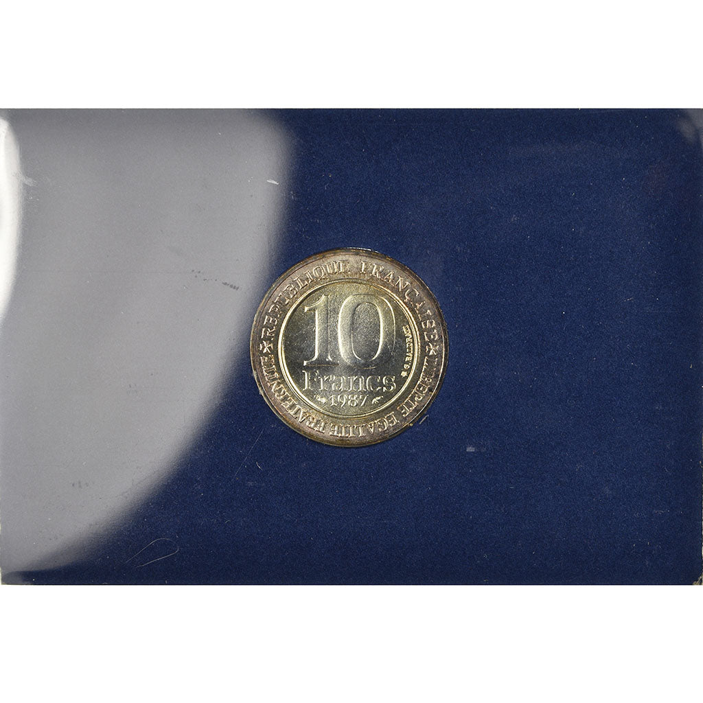 Coin, France, Hugues Capet, 10 Francs, 1987, Paris, BU, MS(65-70), Silver