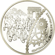 France, 1-1/2 Euro, Tour de France - Arrivée, 2003, BE, MS(65-70), Silver