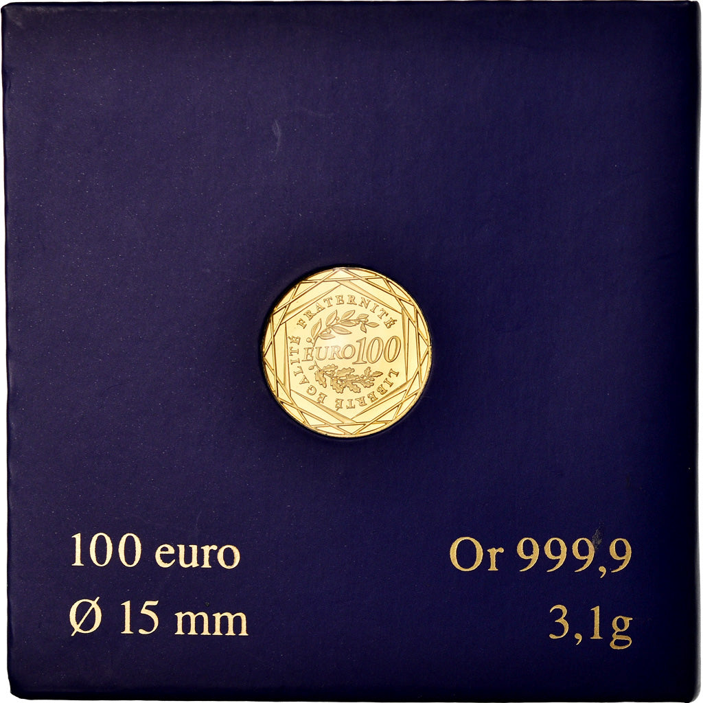 Francia, 100 Euro, 2009, FDC, Oro