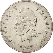 New Caledonia, 50 Francs, 1967, Paris, AU(50-53), Nickel, KM:7