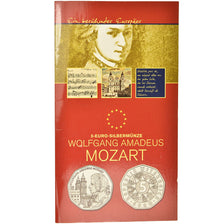 Österreich, 5 Euro, Mozart, 2006, BU, STGL, Silber, KM:3131