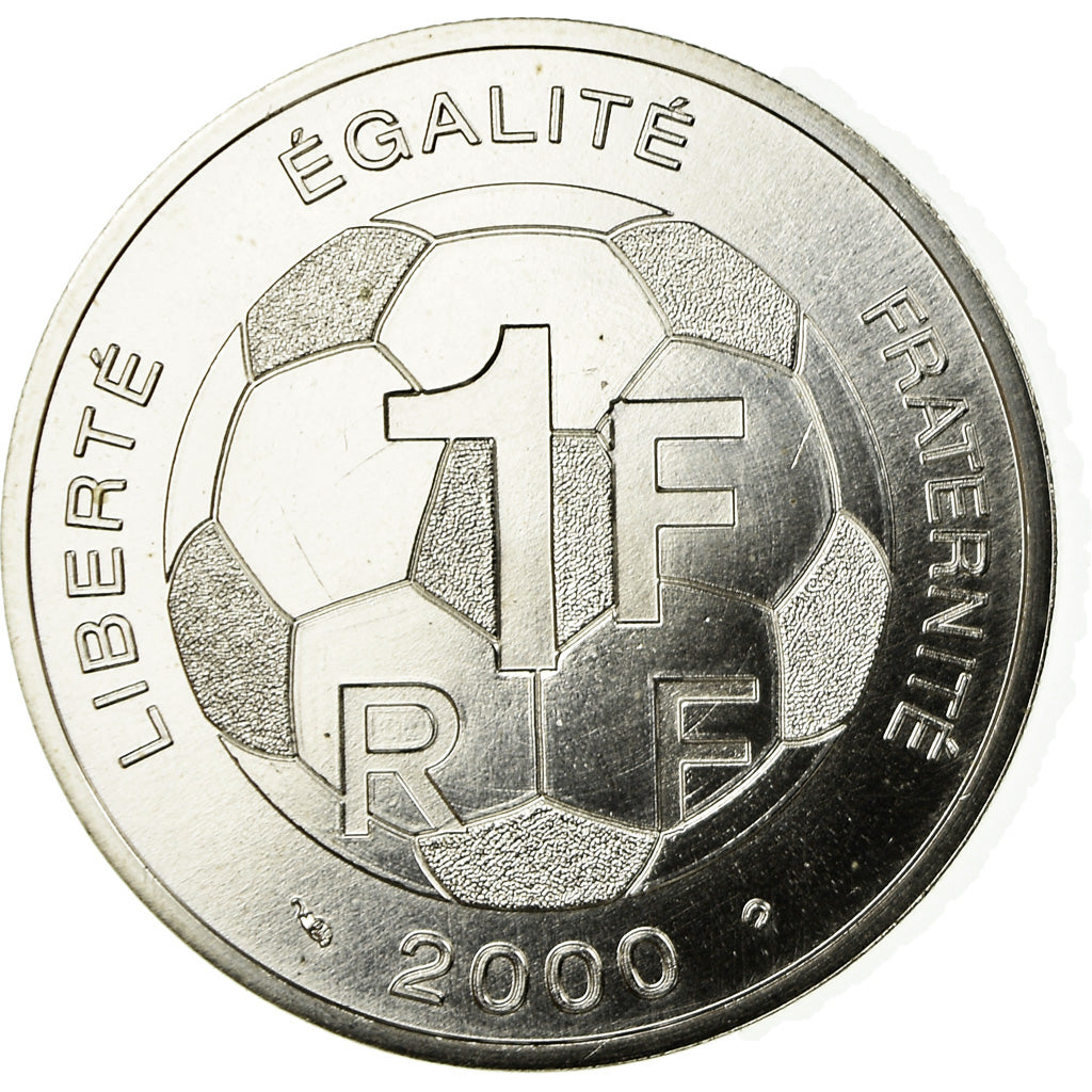 Monnaie, France, Football - Double victoire, Franc, 2000, Paris, FDC, Argent
