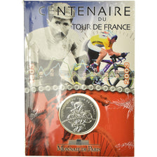Francia, 1/4 Euro, Centenaire Du Tour De France, 2003, BU, FDC, Plata