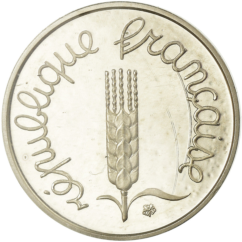 Munten, Frankrijk, Centime, 1975, Paris, Piéfort, FDC, Chrome-Steel, KM:P512
