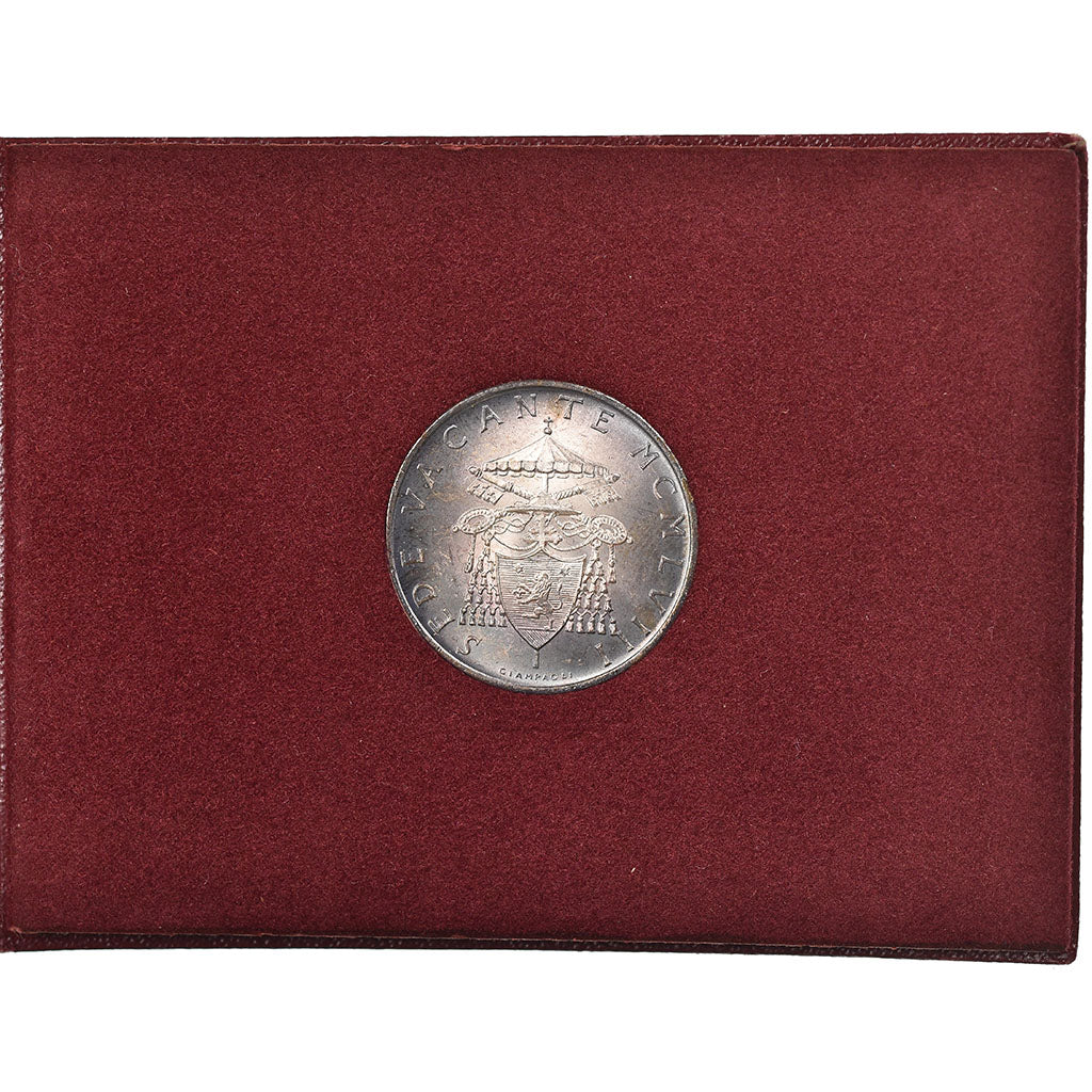 Coin, VATICAN CITY, Sede Vacante, 500 Lire, 1958, Roma, MS(63), Silver, KM:57