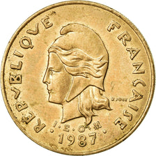 Münze, Neukaledonien, 100 Francs, 1987, Paris, SS+, Nickel-Bronze, KM:15