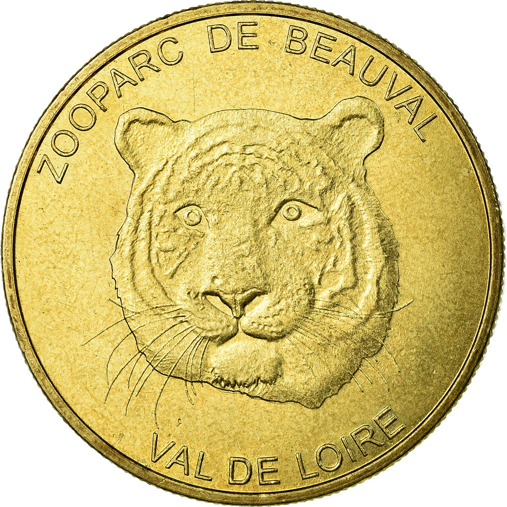 Francia, Token, Touristic token, Beauval - Zoo -Tigre, Arts & Culture, 2009