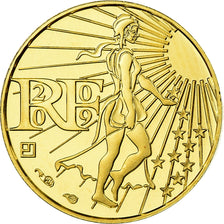 Francia, 100 Euro, 2009, FDC, Oro