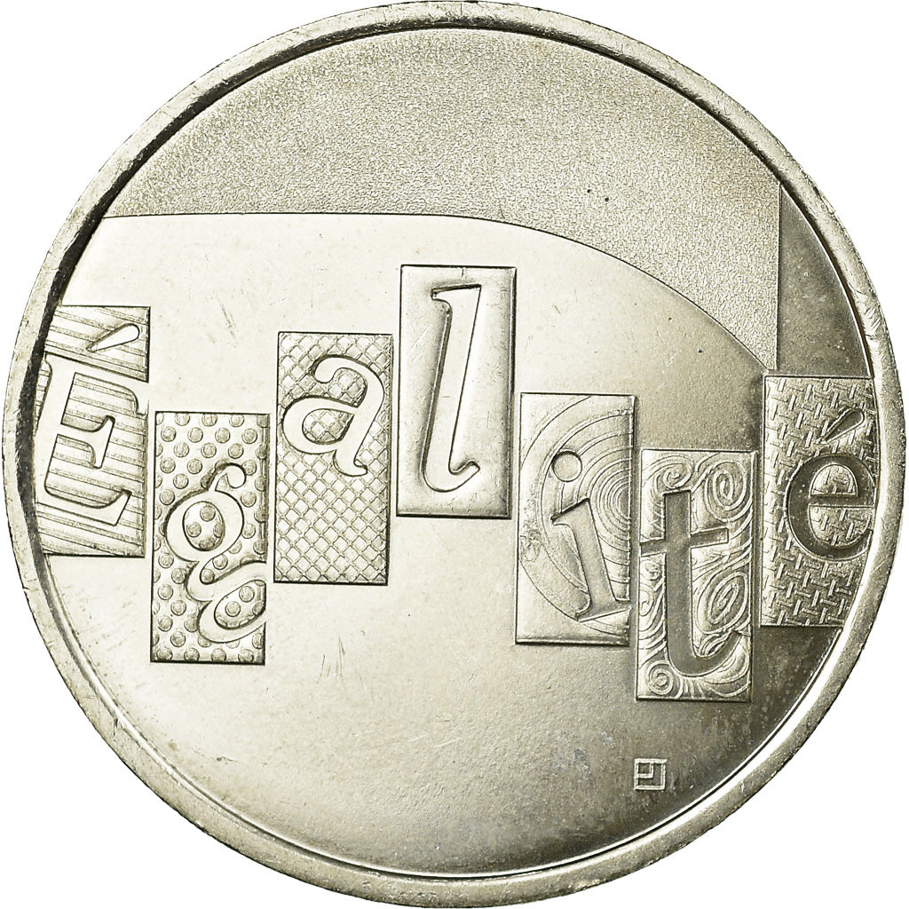 France, 5 Euro, Egalité, 2013, AU(55-58), Silver