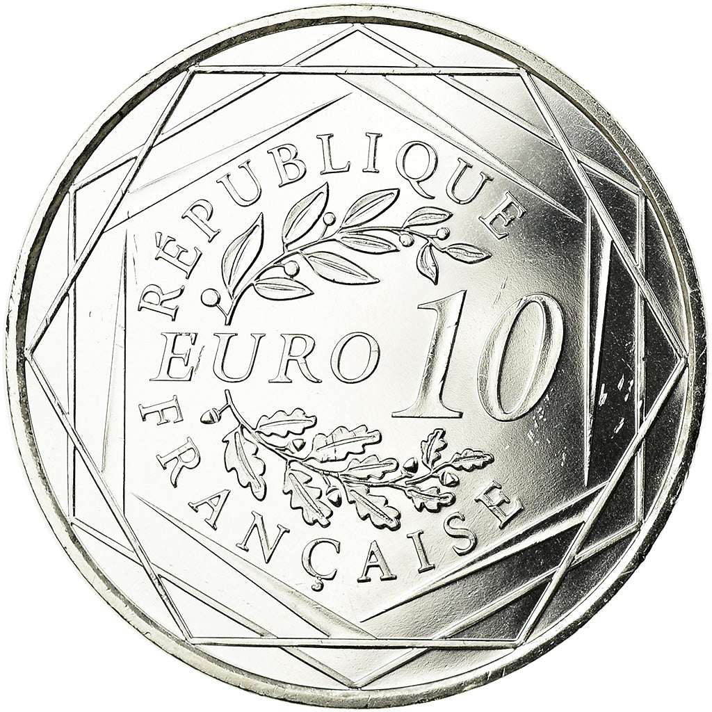 France, 10 Euro, Hercule, 2012, MS(63), Silver, Gadoury:EU 516, KM:2073