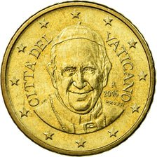 CITTÀ DEL VATICANO, 50 Euro Cent, 2016, SPL-, Ottone