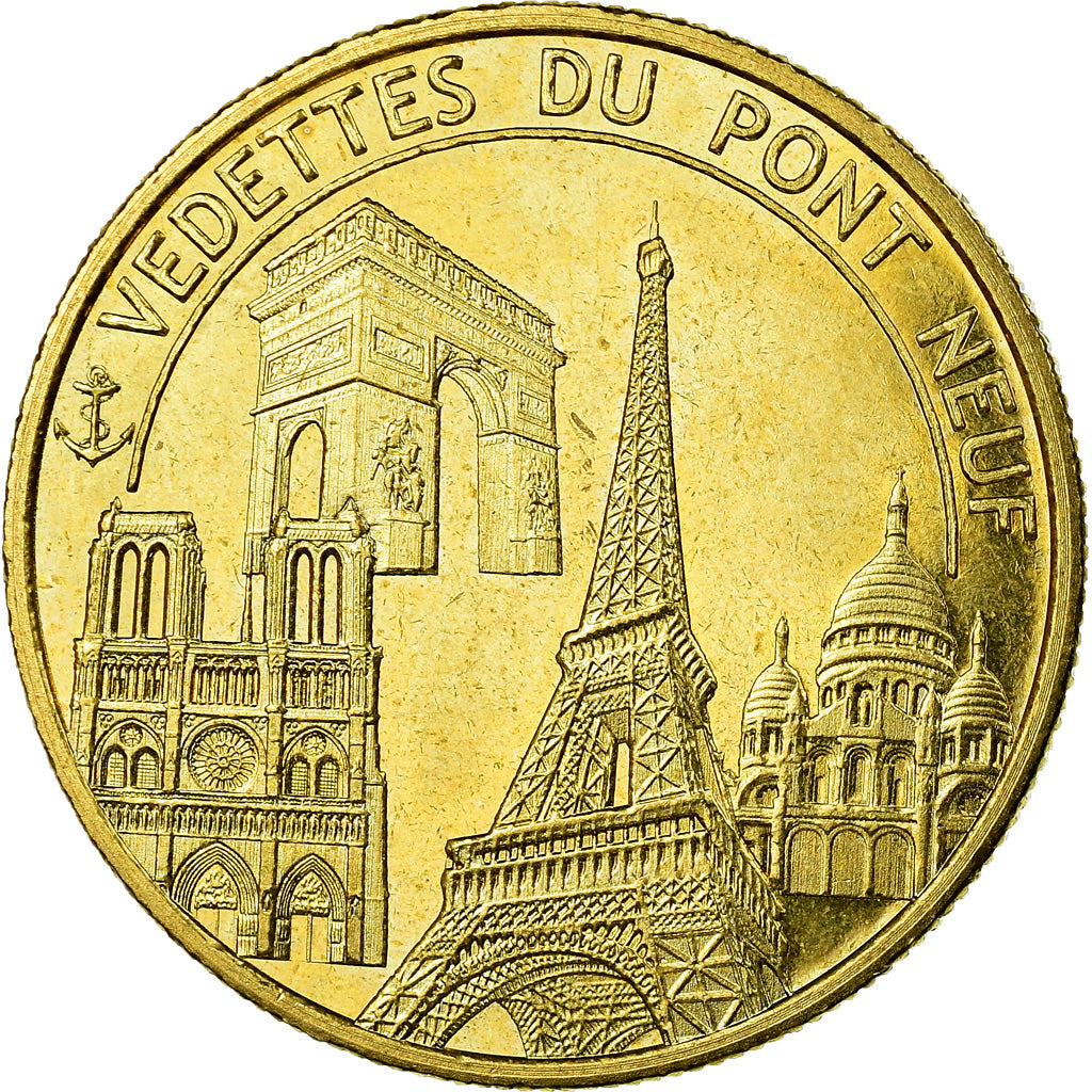France, Jeton, Jeton Touristique, 75/ Paris - Vedettes du Pont-Neuf, Arts &